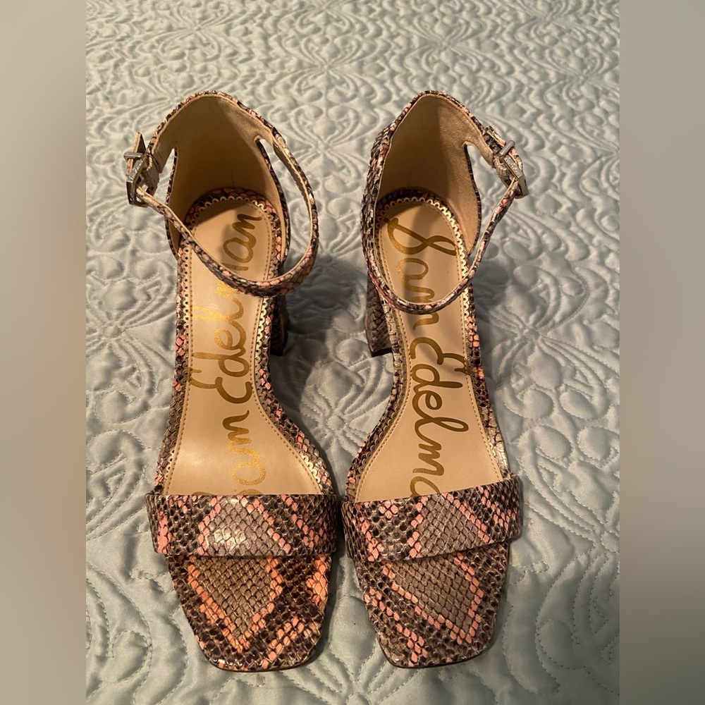 Sam Edelman Daniella snake skin sandals